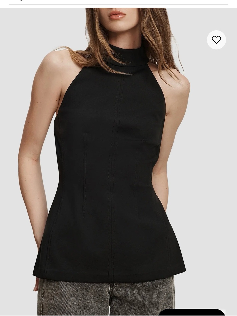 Veronica Beard Black Halter Neck Women's Top - NWT